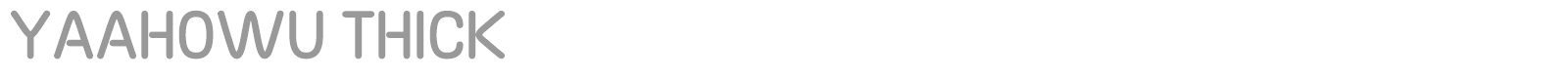 Yaahowu font preview